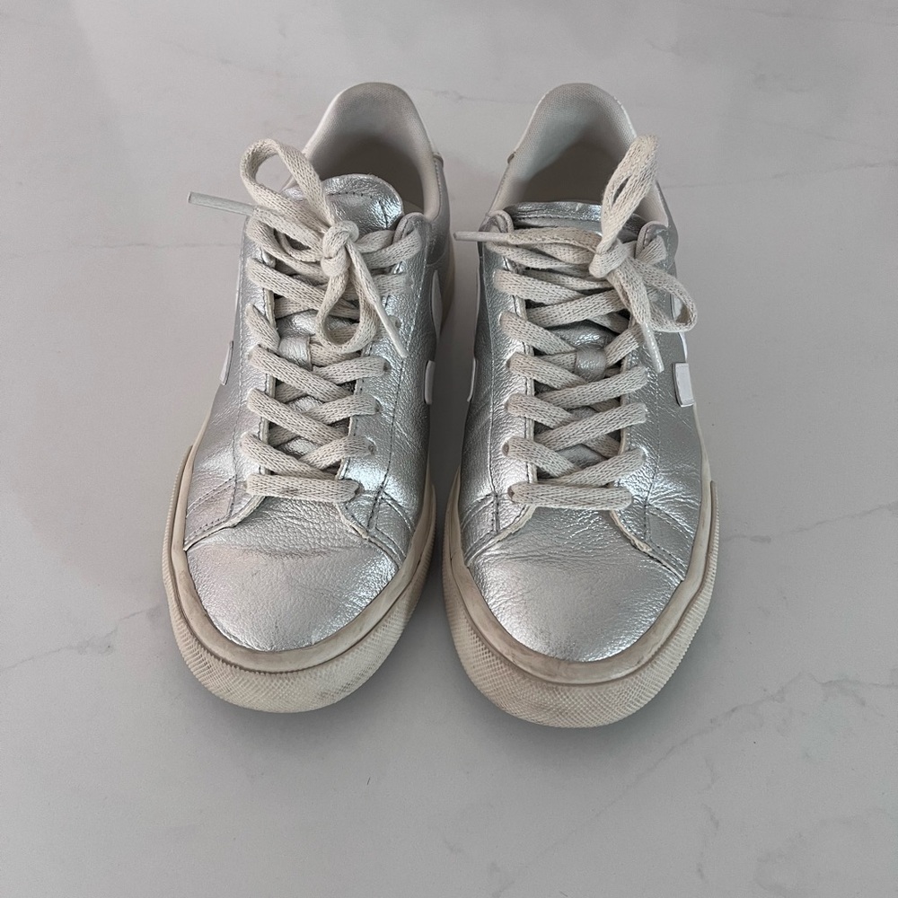Veja Silver Women's Campo Sneakers